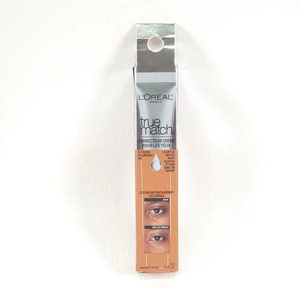 LOREAL True‎ Match Eye Cream in a Concealer W 7-8 Dark 0.4 fl oz (12 mL) SEALED